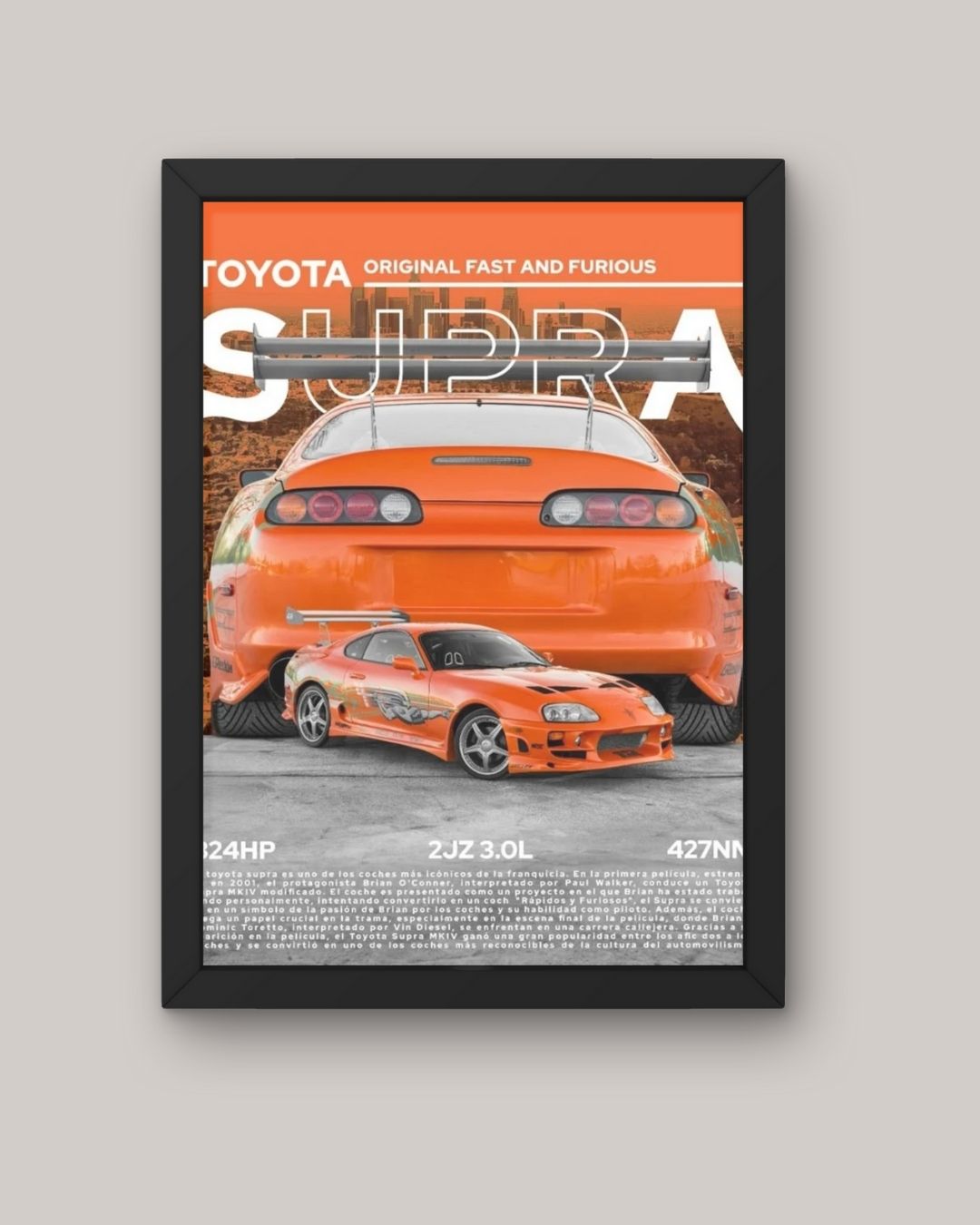 Supra Fast and Furious Frame