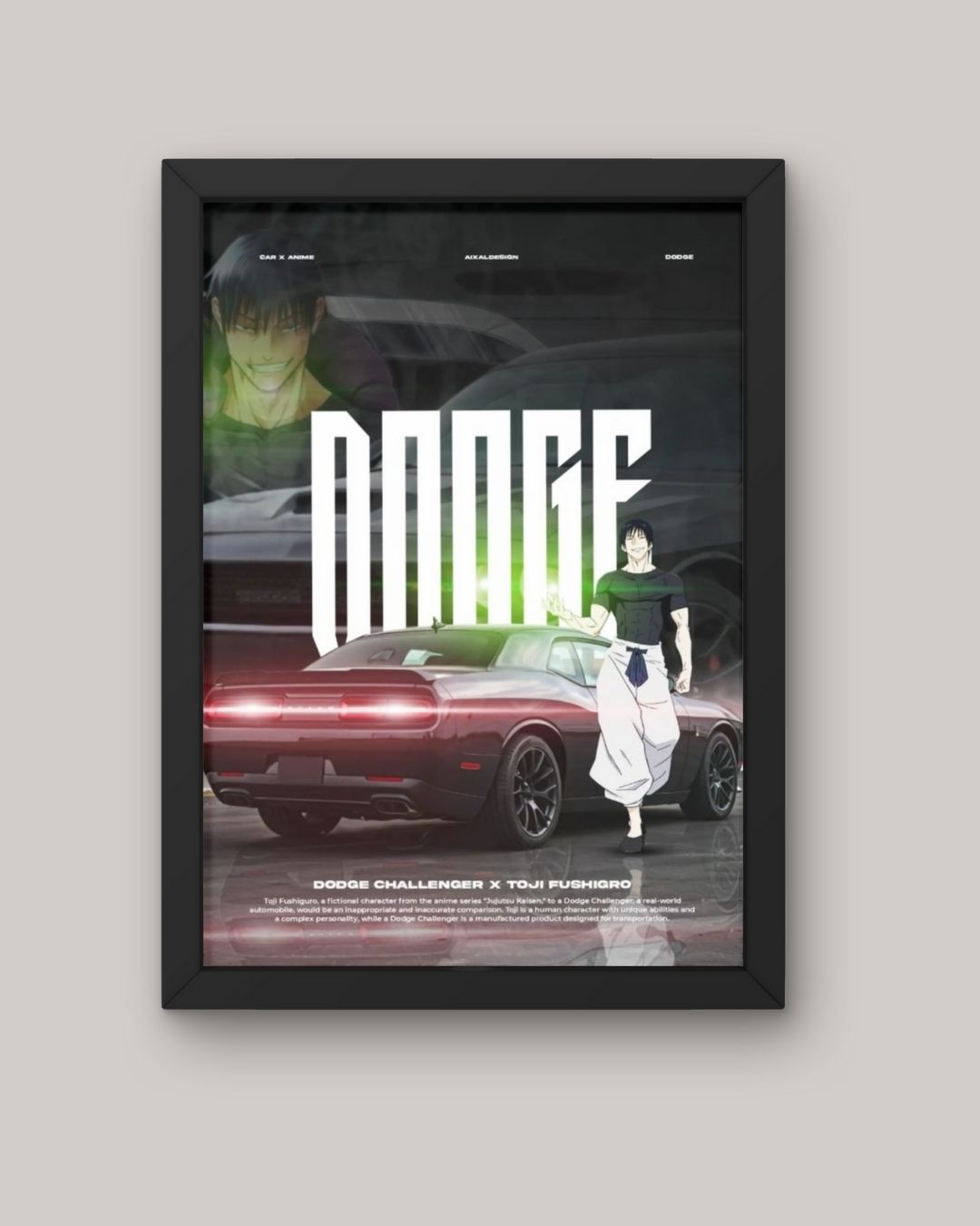 Dodge Challenger Anime Edition Frame