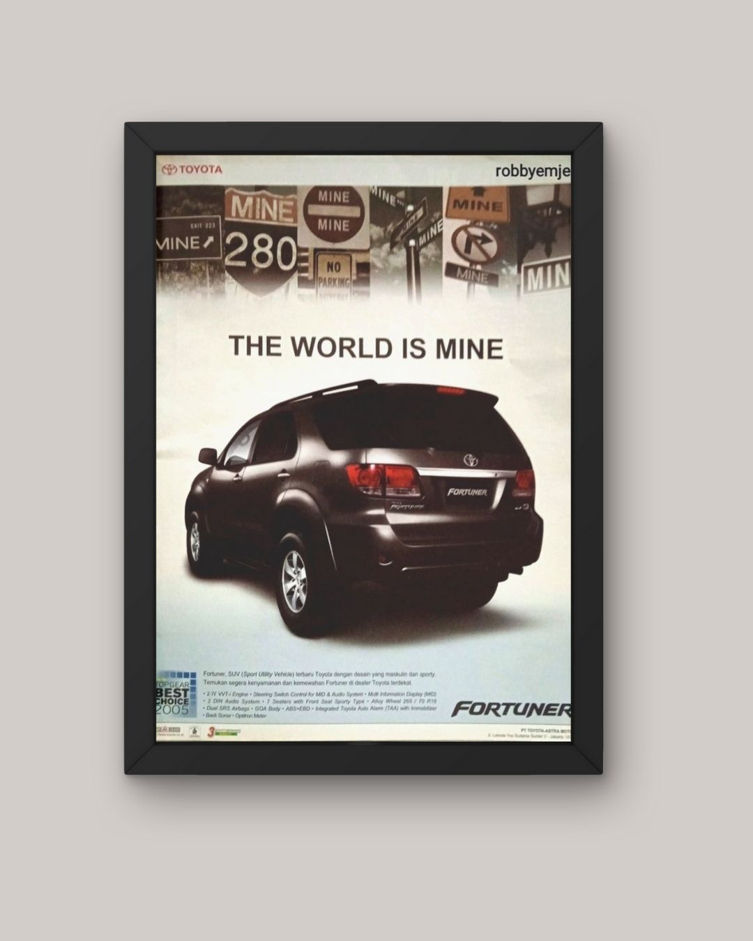 Toyota Fortuner Frame